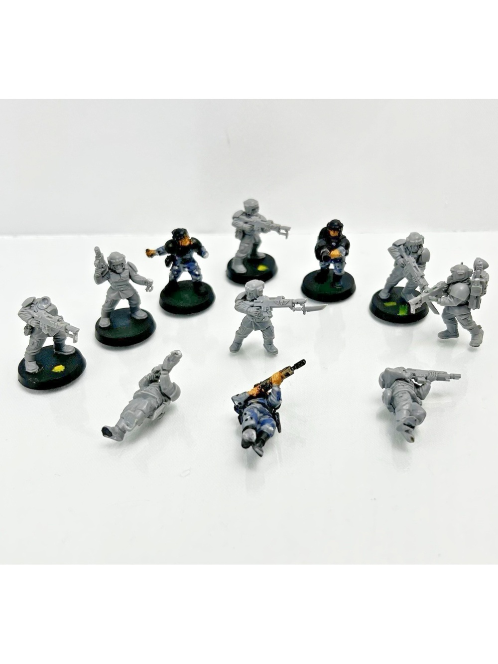 Warhammer 40k Astra Militarum Cadian Shock Troops Some Painted Some Broken